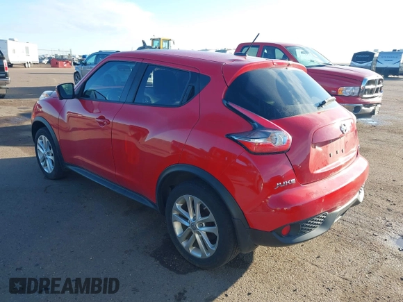 2015 Nissan Juke SL z VIN JN8AF5MVXFT564496, wystawiony jako IAAI lot #40399232 z przebiegiem 91 146 mil mil oraz . Historia ofert i sprzedaży dostępna na DreamBid. Obrazek 3.