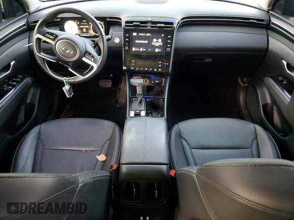 2022 Hyundai Tucson SEL with VIN 5NMJC3AEXNH088778, listed as a Copart auction lot 42343075 with 23,461 mi miles and Salvage Title. Bid and sale history available at DreamBid. Image 8.