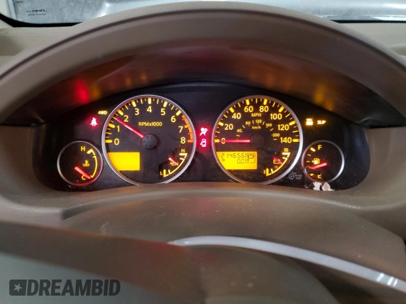 2007 Nissan Pathfinder SE with VIN 5N1AR18W47C604034, listed as a Copart auction lot 44003795 with 214,656 mi miles and Salvage Title. Bid and sale history available at carsss.com. Image 9.