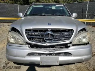 2001 Mercedes-Benz M-Class with VIN 4JGAB54E81A274037, listed as a Copart auction lot 76555544 with 202,446 mi miles and Salvage Title. Bid and sale history available at carsss.com. Image 5.