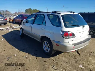 2002 Lexus RX 300 with VIN JTJGF10UX20129045, listed as a IAAI auction lot 41296991 with Not Provided miles. Bid and sale history available at carsss.com. Image 3.