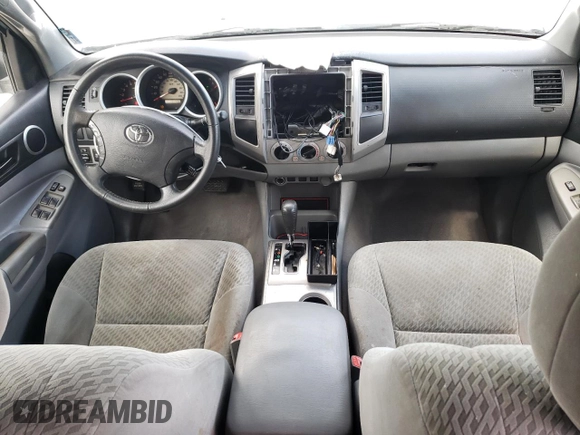 2010 Toyota Tacoma PreRunner with VIN 3TMJU4GNXAM094419, listed as a Copart auction lot 57757185 with 201,490 mi miles and Salvage title. Bid and sale history available at DreamBid. Image 8.