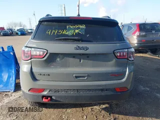 2022 Jeep Compass Trailhawk with VIN 3C4NJDDB6NT170282, listed as a IAAI auction lot 41934651 with 30,781 mi miles and . Bid and sale history available at DreamBid. Image 16.