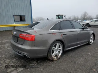 2015 Audi A6 Premium Plus with VIN WAUFGAFC4FN011105, listed as a Copart auction lot 54361885 with 124,181 mi miles and Salvage title. Bid and sale history available at DreamBid. Image 3.