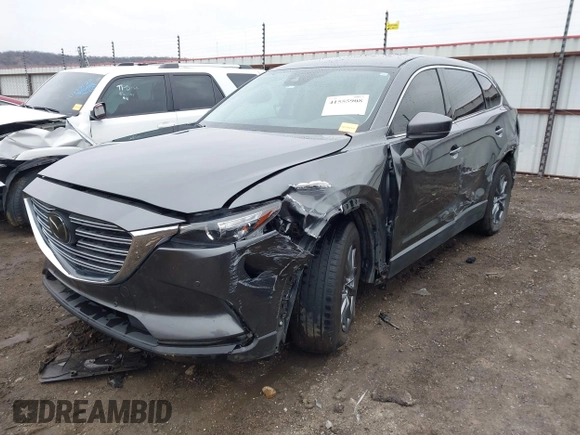 2021 Mazda CX-9 Touring with VIN JM3TCBCY1M0530928, listed as a IAAI auction lot 41555908 with 78,253 mi miles. Bid and sale history available at carsss.com. Image 2.