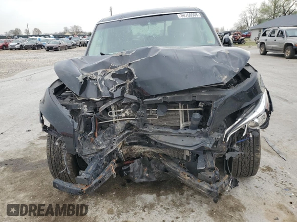 2015 Infiniti QX80 with VIN JN8AZ2NE6F9084599, listed as a Copart auction lot 50766905 with 0 mi miles and Salvage Title. Bid and sale history available at carsss.com. Image 5.