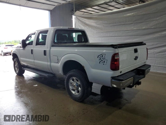 2016 Ford F-250 Lariat with VIN 1FT7W2B67GED07818, listed as a Copart auction lot 61246685 with 110,828 mi miles and Salvage title. Bid and sale history available at DreamBid. Image 2.