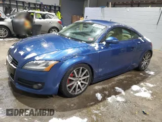 2008 Audi TT 3.2L with VIN TRUDD38J181001528, listed as a Copart auction lot 46397315 with 124,044 mi miles and Salvage Title. Bid and sale history available at carsss.com. Image 1.