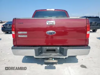 2006 Ford F-150 XLT with VIN 1FTRW12W46KC73789, listed as a Copart auction lot 60984605 with 126,185 mi miles and Salvage title. Bid and sale history available at DreamBid. Image 6.