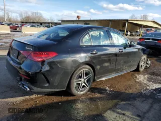 2024 Mercedes-Benz C 300 with VIN W1KAF4HB1RR183620, listed as a Copart auction lot 45744475 with 12,237 mi miles and Salvage Title. Bid and sale history available at DreamBid. Image 3.