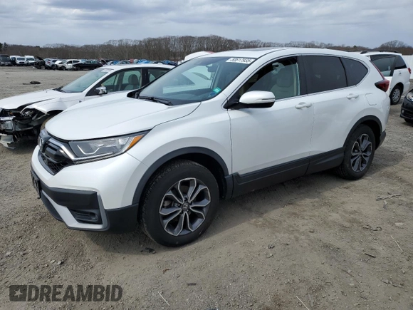 2020 Honda CR-V EX with VIN 2HKRW2H59LH677234, listed as a Copart auction lot 50617935 with 61,447 mi miles and Salvage Title. Bid and sale history available at carsss.com. Image 1.