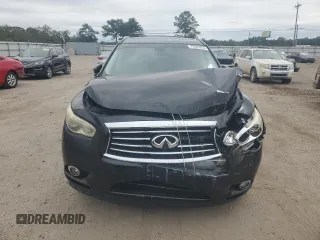 2013 Infiniti JX35 with VIN 5N1AL0MN5DC336213, listed as a Copart auction lot 76327014 with 126,852 mi miles and Salvage Title. Bid and sale history available at carsss.com. Image 5.