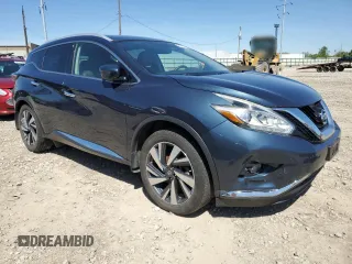 2017 Nissan Murano SL with VIN 5N1AZ2MH5HN106959, listed as a Copart auction lot 54907795 with 171,134 mi miles and Clean Title. Bid and sale history available at DreamBid. Image 4.