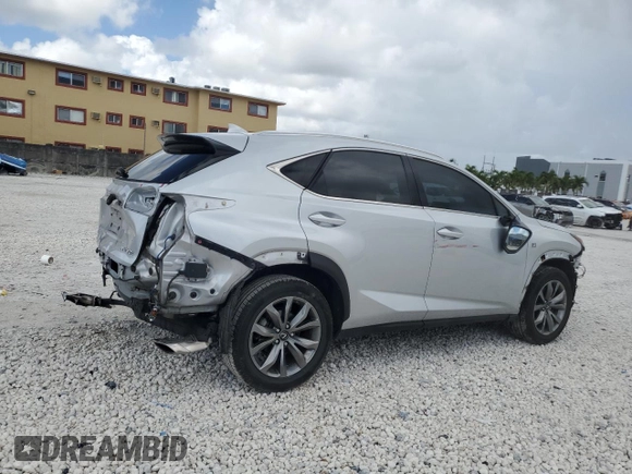 2017 Lexus NX 200t with VIN JTJYARBZ9H2077303, listed as a Copart auction lot 62014305 with 82,508 mi miles and Salvage title. Bid and sale history available at DreamBid. Image 3.