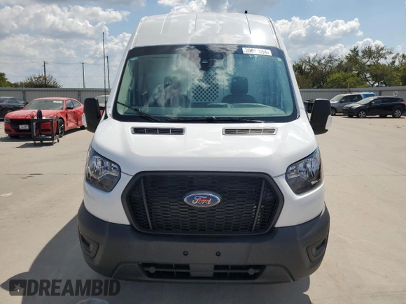 2023 Ford Transit Cargo with VIN 1FTBR2X88PKB38261, listed as a Copart auction lot 70617654 with 1,088 mi miles and Salvage Title. Bid and sale history available at DreamBid. Image 5.
