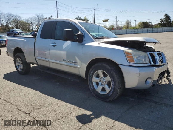 2006 Nissan Titan SE with VIN 1N6BA06A36N545317, listed as a Copart auction lot 52316425 with 88,323 mi miles and Salvage Title. Bid and sale history available at DreamBid. Image 4.