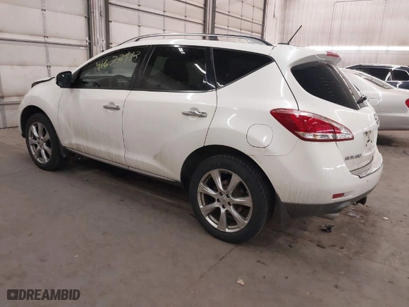2012 Nissan Murano S with VIN JN8AZ1MW3CW220026, listed as a IAAI auction lot 41673942 with 176,968 mi miles. Bid and sale history available at carsss.com. Image 3.