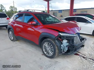 2021 Hyundai Kona SEL with VIN KM8K22AA8MU603097, listed as a IAAI auction lot 40774928 with 38,809 mi miles. Bid and sale history available at carsss.com. Image 1.