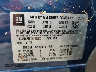 2021 Buick Encore GX Essence with VIN KL4MMFSL7MB036935, listed as a Copart auction lot 51703775 with Not provided miles and Non repairable. Bid and sale history available at DreamBid. Image 13.