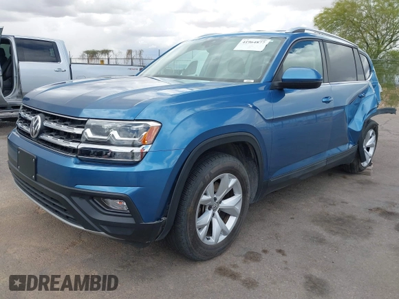 2019 Volkswagen Atlas SE with VIN 1V2WR2CA4KC577548, listed as a IAAI auction lot 41964877 with 74,361 mi miles and . Bid and sale history available at DreamBid. Image 17.