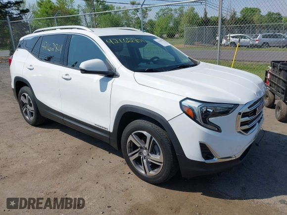2020 GMC Terrain SLT with VIN 3GKALPEV4LL192365, listed as a IAAI auction lot 42162801 with 104,220 mi miles and . Bid and sale history available at DreamBid. Image 1.