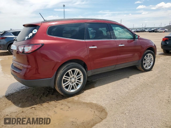 2015 Chevrolet Traverse LT with VIN 1GNKRGKD6FJ202052, listed as a Copart auction lot 60424455 with 84,293 mi miles and Clean title. Bid and sale history available at DreamBid. Image 3.