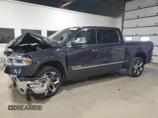2020 Ram 1500 Limited with VIN 1C6SRFHT2LN288344, listed as a Copart auction lot 53496425 with 72,300 mi miles and Salvage title. Bid and sale history available at DreamBid. Image 1.