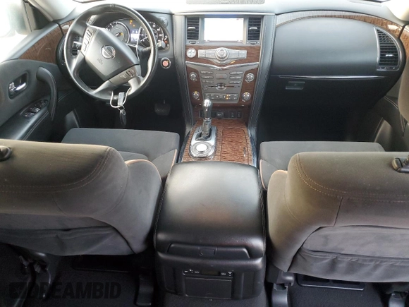 2017 Nissan Armada SV with VIN JN8AY2ND7H9007012, listed as a Copart auction lot 84239494 with 124,619 mi miles and Clean Title. Bid and sale history available at carsss.com. Image 8.