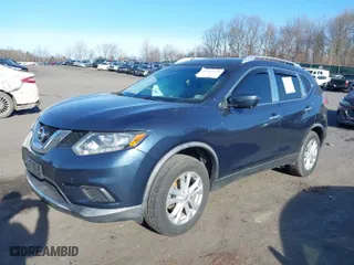 2016 Nissan Rogue SV with VIN KNMAT2MV9GP662786, listed as a IAAI auction lot 41747174 with 142,890 mi miles. Bid and sale history available at carsss.com. Image 2.