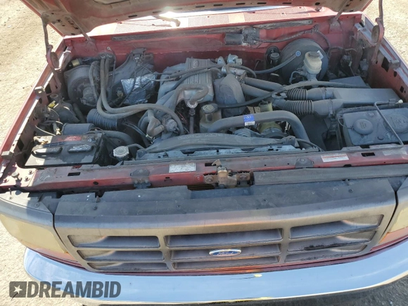1994 Ford F-250 with VIN 1FTEF25Y9RLA77489, listed as a Copart auction lot 75761834 with 318,068 mi miles and Salvage Title. Bid and sale history available at DreamBid. Image 13.