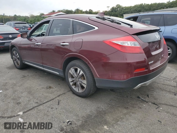 2014 Honda Crosstour EX-L with VIN 5J6TF2H54EL003281, listed as a Copart auction lot 71790424 with 124,527 mi miles and Salvage Title. Bid and sale history available at carsss.com. Image 2.