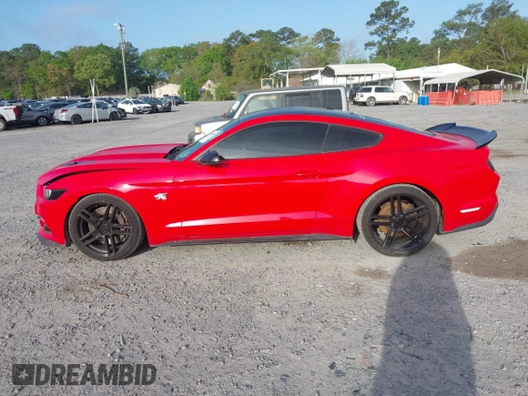 2017 Ford Mustang GT with VIN 1FA6P8CF5H5244154, listed as a IAAI auction lot 41955978 with 57,042 mi miles and . Bid and sale history available at carsss.com. Image 14.