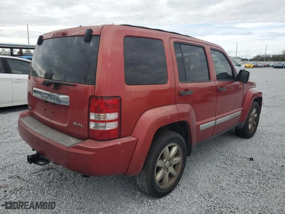 2008 Jeep Liberty Limited with VIN 1J8GP58K88W258264, listed as a Copart auction lot 86512194 with 206,675 mi miles and Clean Title. Bid and sale history available at carsss.com. Image 3.