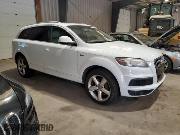 2014 Audi Q7 3.0T S line Prestige with VIN WA1DGBFE9ED005641, listed as a Copart auction lot 71925294 with 94,756 mi miles and Clean Title. Bid and sale history available at carsss.com. Image 4.