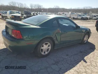 2000 Ford Mustang with VIN 1FAFP4048YF247717, listed as a Copart auction lot 48250675 with 175,105 mi miles and Salvage Title. Bid and sale history available at carsss.com. Image 3.