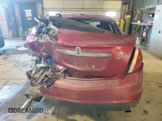 2010 Lincoln MKS EcoBoost with VIN 1LNHL9FT3AG602783, listed as a Copart auction lot 45983635 with 216,806 mi miles and Salvage title. Bid and sale history available at DreamBid. Image 6.