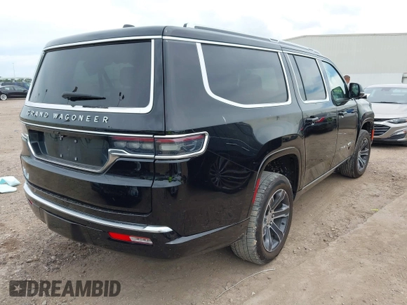 2024 Jeep Grand Wagoneer with VIN 1C4SJSEP3RS109884, listed as a IAAI auction lot 42603585 with 43,344 mi miles and . Bid and sale history available at DreamBid. Image 4.
