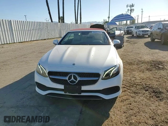 2018 Mercedes-Benz E-Class E 400 with VIN WDD1K6FB5JF052657, listed as a Copart auction lot 46837775 with 36,599 mi miles and Salvage Title. Bid and sale history available at carsss.com. Image 10.