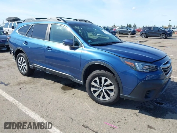 2022 Subaru Outback Premium with VIN 4S4BTAFC6N3173756, listed as a IAAI auction lot 41837254 with 48,809 mi miles. Bid and sale history available at carsss.com. Image 1.