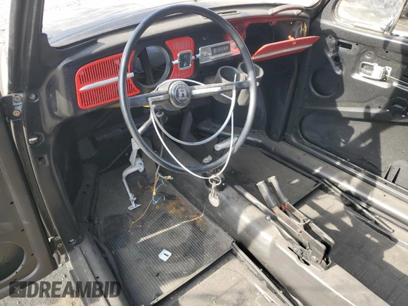 1967 Volkswagen Beetle with VIN 117653432, listed as a Copart auction lot 43755205 with Not Provided miles and Clean Title. Bid and sale history available at DreamBid. Image 8.