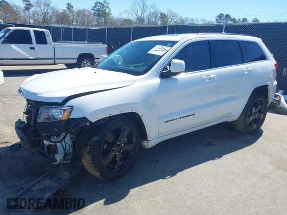 2015 Jeep Grand Cherokee Altitude with VIN 1C4RJEAG4FC815743, listed as a IAAI auction lot 41815095 with 106,867 mi miles. Bid and sale history available at carsss.com. Image 2.
