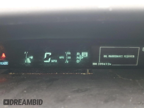 2011 Toyota Prius I with VIN JTDKN3DU6B0294970, listed as a Copart auction lot 51277255 with 399,412 mi miles and Salvage Title. Bid and sale history available at DreamBid. Image 9.