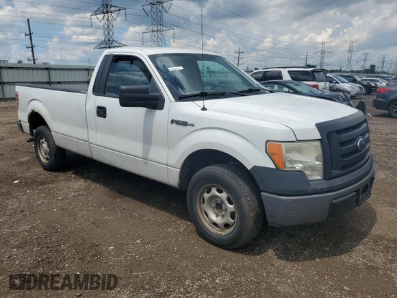 2010 Ford F-150 XL with VIN 1FTMF1CW3AKA19279, listed as a Copart auction lot 61200125 with 223,020 mi miles and Salvage title. Bid and sale history available at DreamBid. Image 4.