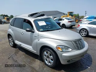 2003 Chrysler PT Cruiser Touring with VIN 3C4FY58B73T584393, listed as a IAAI auction lot 42402169 with 62,929 mi miles and . Bid and sale history available at DreamBid. Image 1.
