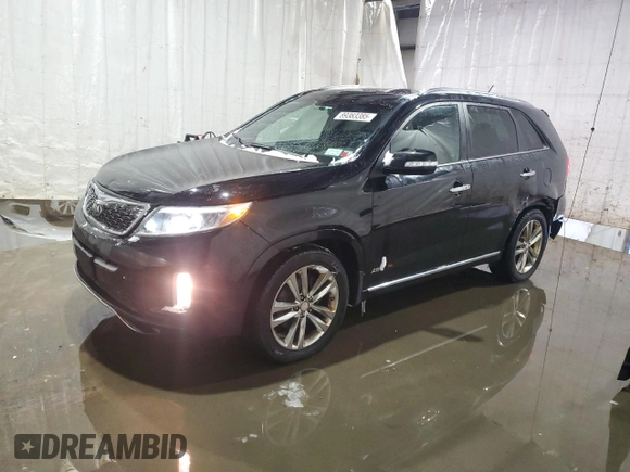 2015 Kia Sorento SX Limited with VIN 5XYKWDA77FG624536, listed as a Copart auction lot 89383385 with 87,305 mi miles and Salvage Title. Bid and sale history available at carsss.com. Image 1.
