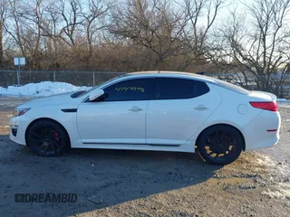 2015 Kia Optima SX Turbo with VIN 5XXGR4A67FG355530, listed as a IAAI auction lot 41442418 with 67,080 mi miles. Bid and sale history available at carsss.com. Image 14.