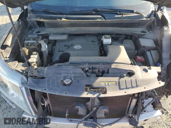 2016 Nissan Pathfinder Platinum with VIN 5N1AR2MN7GC620845, listed as a Copart auction lot 88787835 with 131,799 mi miles and Salvage Title. Bid and sale history available at carsss.com. Image 12.