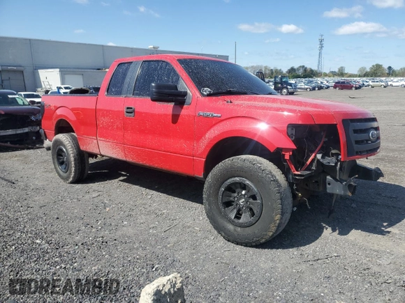 2010 Ford F-150 XL with VIN 1FTEX1EW2AFD63077, listed as a Copart auction lot 52281895 with 160,087 mi miles and Salvage Title. Bid and sale history available at carsss.com. Image 4.