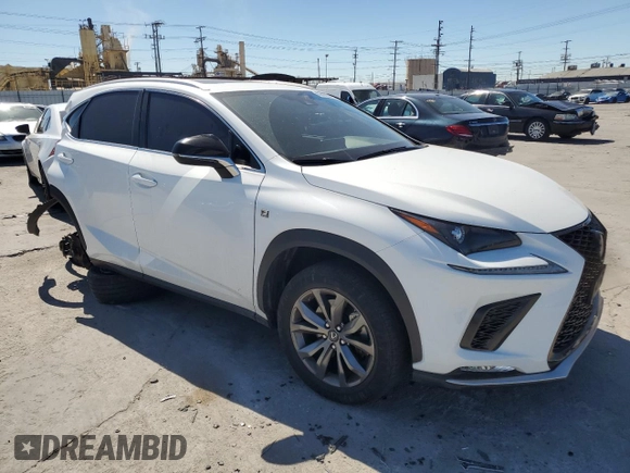 2021 Lexus NX 300 F Sport z VIN JTJSARBZ1M2188993, wystawiony jako Copart lot #49970065 z przebiegiem 28 963 mil mil oraz Szkoda całkowita • Salvage title. Historia ofert i sprzedaży dostępna na DreamBid. Obrazek 4.