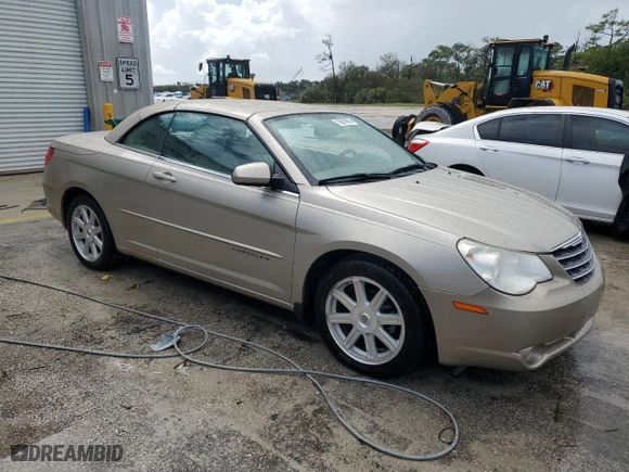 2008 Chrysler Sebring Touring with VIN 1C3LC55R68N124950, listed as a Copart auction lot 76891804 with 114,871 mi miles and Salvage Title. Bid and sale history available at carsss.com. Image 4.